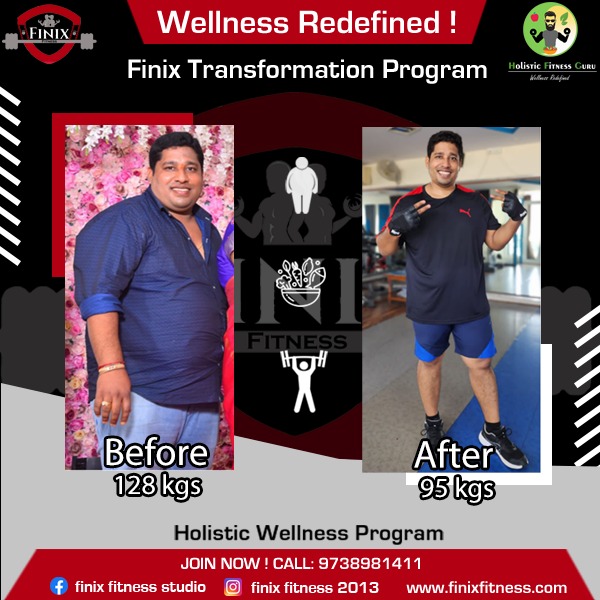 Finix Fitness 100 Day Body Transformation Result